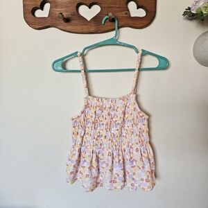 NWT SO Floral Terrycloth Crop Top